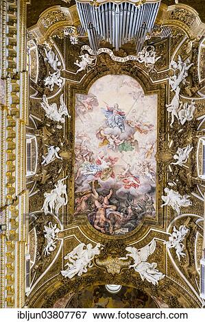 "Nave with a ceiling fresco, Church of Santa Maria della Vittoria, Rome, Lazio, Italy, Europe" View Large Photo Image Stock Photo - "Nave with a ceiling fresco, Church of Santa Maria della Vittoria, Rome, Lazio, Italy, Europe". Fotosearch