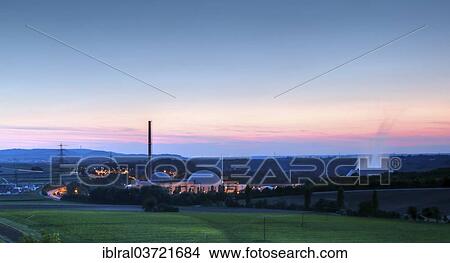 "Neckarwestheim Nuclear Power Station, GKN, at dusk, Neckarwestheim, Baden-Wurttemberg, Germany, Europe" View Large Photo Image Picture - "Neckarwestheim Nuclear Power Station, GKN, at dusk, Neckarwestheim, Baden-Wurttemberg, Germany, Europe". Fotosearch