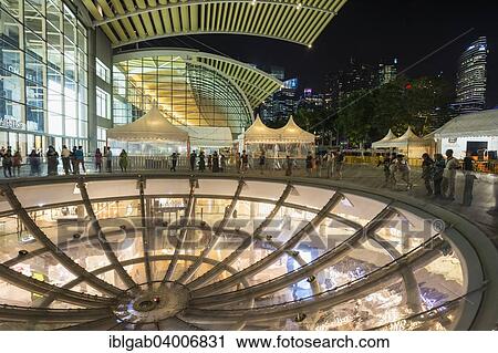 "Ned Khan's Rain Oculus at the Marina Bay Sands shopping mall, Singapore, Asia" View Large Photo Image Stock Image - "Ned Khan's Rain Oculus at the Marina Bay Sands shopping mall, Singapore, Asia". Fotosearch