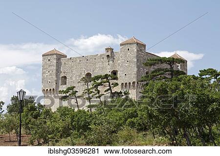 Stock Image - "Nehaj Fortress or Kula Nehaj, Senj, Kvarner Gulf, Croatia, Europe". Fotosearch