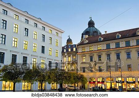"Neo-classical facades at Wittelsbacher Platz square, Munich, Upper Bavaria, Bavaria, Germany, Europe" View Large Photo Image Stock Photo - "Neo-classical facades at Wittelsbacher Platz square, Munich, Upper Bavaria, Bavaria, Germany, Europe". Fotosearch