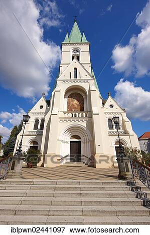 Stock Photo - "Neo-Gothic Cathedral, Nagybuldoggasszony Stekesegyhaz, Kaposvar, Somogy, Hungary, Europe". Fotosearch
