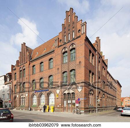 "Neo-Gothic post office, Neuer Markt, Stralsund, Mecklenburg-Western Pomerania, Germany, Europe" View Large Photo Image Stock Photo - "Neo-Gothic post office, Neuer Markt, Stralsund, Mecklenburg-Western Pomerania, Germany, Europe". Fotosearch