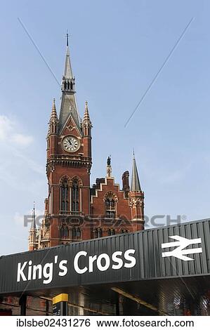 "Neo-Gothic St Pancras station with clock tower, King's Cross Metro Station, London, England, United Kingdom, Europe" View Large Photo Image Stock Photograph - "Neo-Gothic St Pancras station with clock tower, King's Cross Metro Station, London, England, United Kingdom, Europe". Fotosearch
