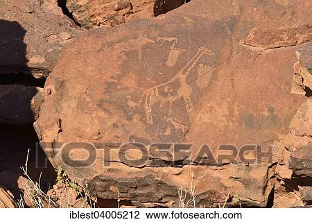 "Neolithic petroglyphs of Twyfelfontein, Unesco World Heritage Site, Damaraland, Kunene Province, Namibia, Africa" View Large Photo Image Stock Image - "Neolithic petroglyphs of Twyfelfontein, Unesco World Heritage Site, Damaraland, Kunene Province, Namibia, Africa". Fotosearch