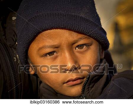 "Nepalese boy, portrait, Kathmandu, Kathmandu District, Bagmati Zone, Nepal, Asia" View Large Photo Image Stock Photograph - "Nepalese boy, portrait, Kathmandu, Kathmandu District, Bagmati Zone, Nepal, Asia". Fotosearch