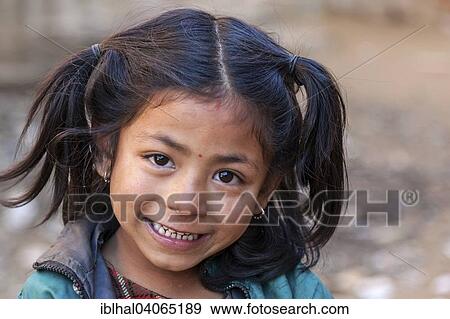"Nepalese girl, smiling, portrait, near Panauti, Nepal, Asia" View Large Photo Image Stock Photo - "Nepalese girl, smiling, portrait, near Panauti, Nepal, Asia". Fotosearch