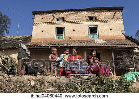 "Nepalese women and children, country family, traditional clothing in Nargakot, Nepal, Asia" View Large Photo Image Stock Image - "Nepalese women and children, country family, traditional clothing in Nargakot, Nepal, Asia". Fotosearch