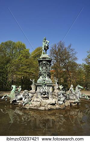"Neptune Fountain, Nuremberg City Park, Nuremberg, Middle Franconia, Bavaria, Germany, Europe" View Large Photo Image Stock Image - "Neptune Fountain, Nuremberg City Park, Nuremberg, Middle Franconia, Bavaria, Germany, Europe". Fotosearch