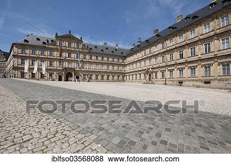 Stock Photo - "Neue Residenz or New Residence Bamberg, Bamberg, Upper Franconia, Bavaria, Germany, Europe". Fotosearch