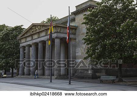 Stock Photo - Neue Wache building, Unter den Linden street, Berlin, Germany, Europe. Fotosearch