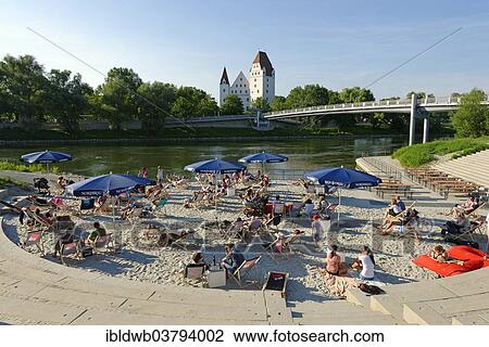 "Neues Schloss Castle over the Danube River and the Donaubuhne stage, Ingolstadt, Upper Bavaria, Bavaria, Germany, Europe" View Large Photo Image Stock Image - "Neues Schloss Castle over the Danube River and the Donaubuhne stage, Ingolstadt, Upper Bavaria, Bavaria, Germany, Europe". Fotosearch