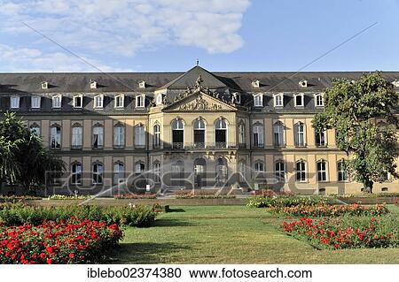 Stock Image - "Neues Schloss, New Castle, Stuttgart, Baden-Wuerttemberg, Germany, Europe". Fotosearch