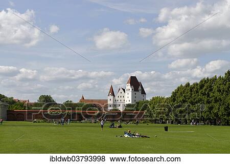 "New Castle seen from Klenzepark, Ingolstadt, Upper Bavaria, Bavaria, Germany, Europe" View Large Photo Image Stock Photo - "New Castle seen from Klenzepark, Ingolstadt, Upper Bavaria, Bavaria, Germany, Europe". Fotosearch
