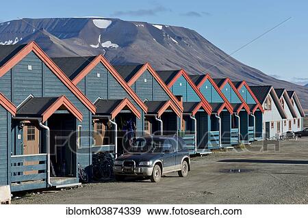 "New housing development, terraced houses, Longyearbyen, Spitsbergen, Svalbard Archipelago, Svalbard and Jan Mayen, Norway, Europe" View Large Photo Image Stock Photo - "New housing development, terraced houses, Longyearbyen, Spitsbergen, Svalbard Archipelago, Svalbard and Jan Mayen, Norway, Europe". Fotosearch
