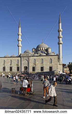 "New Mosque, Yeni Cami, Eminonu district, Istanbul, european side, Turkey, Europe, PublicGround, Asia" View Large Photo Image Stock Image - "New Mosque, Yeni Cami, Eminonu district, Istanbul, european side, Turkey, Europe, PublicGround, Asia". Fotosearch