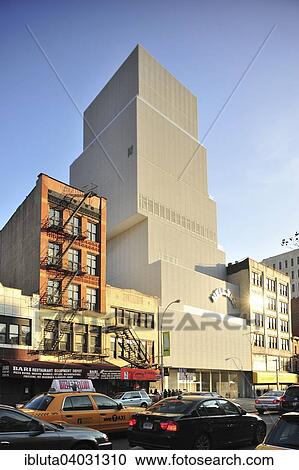 "New Museum in Bovery Street, architects Sanaa, New York City, New York, United States, North America" View Large Photo Image Stock Image - "New Museum in Bovery Street, architects Sanaa, New York City, New York, United States, North America". Fotosearch