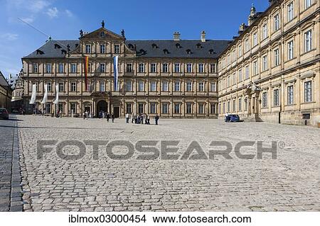 "New Residence in Bamberg, Bamberg, Upper Franconia, Bavaria, Germany, Europe" View Large Photo Image Picture - "New Residence in Bamberg, Bamberg, Upper Franconia, Bavaria, Germany, Europe". Fotosearch
