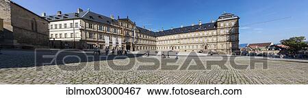 Stock Photo - "New Residence in Bamberg, Bamberg, Upper Franconia, Bavaria, Germany, Europe". Fotosearch