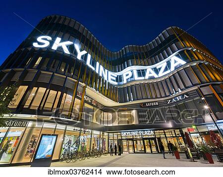 "New shopping center Skyline Plaza, European Quarter, Frankfurt am Main, Hesse, Germany, Europe" View Large Photo Image Picture - "New shopping center Skyline Plaza, European Quarter, Frankfurt am Main, Hesse, Germany, Europe". Fotosearch