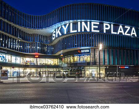 Stock Image - "New shopping center Skyline Plaza, European Quarter, Frankfurt am Main, Hesse, Germany, Europe". Fotosearch