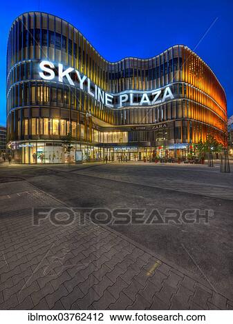 Stock Image - "New shopping center Skyline Plaza, European Quarter, Frankfurt am Main, Hesse, Germany, Europe". Fotosearch