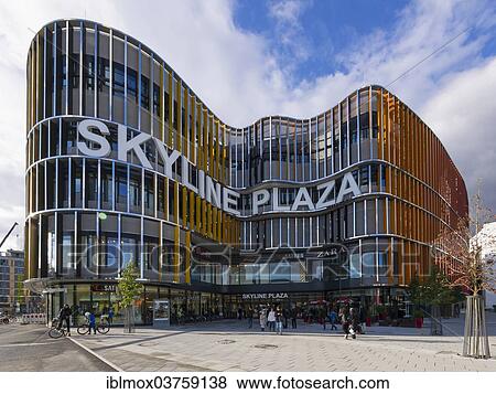 "New Skyline Plaza shopping centre, European Quarter, Frankfurt am Main, Hesse, Germany, Europe" View Large Photo Image Stock Photo - "New Skyline Plaza shopping centre, European Quarter, Frankfurt am Main, Hesse, Germany, Europe". Fotosearch