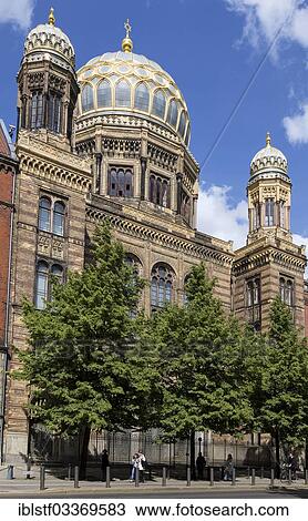 Stock Image - "New Synagogue, Berlin, Berlin, Germany, Europe". Fotosearch