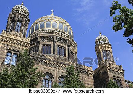 Stock Photo - "New Synagogue, Berlin, Germany, Europe". Fotosearch