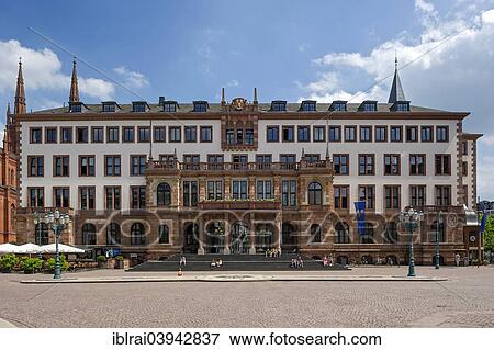 "New Town Hall, Schlossplatz square, Wiesbaden, Hesse, Germany, Europe" View Large Photo Image Stock Photo - "New Town Hall, Schlossplatz square, Wiesbaden, Hesse, Germany, Europe". Fotosearch