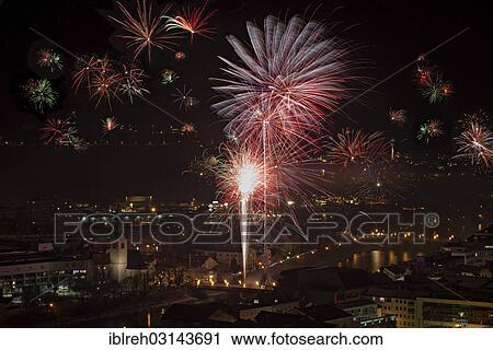 "New Year fireworks 2013 above the town of Schwaz, Schwaz, Tyrol, Austria, Europe" View Large Photo Image Stock Image - "New Year fireworks 2013 above the town of Schwaz, Schwaz, Tyrol, Austria, Europe". Fotosearch