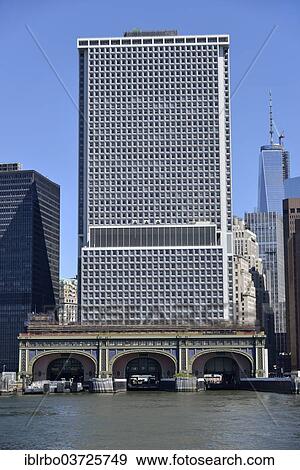 "New York Plaza and Battery Maritime Building, Lower Manhattan, Manhattan, New York City, New York, United States, North America" View Large Photo Image Stock Photo - "New York Plaza and Battery Maritime Building, Lower Manhattan, Manhattan, New York City, New York, United States, North America". Fotosearch