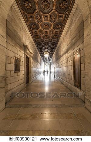 Stock Image - "New York Public Library, New York City, New York, United States, North America". Fotosearch