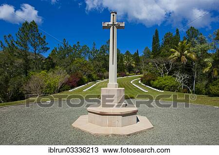"New Zealand Military Cemetery, Bourail, South Province, New Caledonia, France, Oceania" View Large Photo Image Stock Image - "New Zealand Military Cemetery, Bourail, South Province, New Caledonia, France, Oceania". Fotosearch