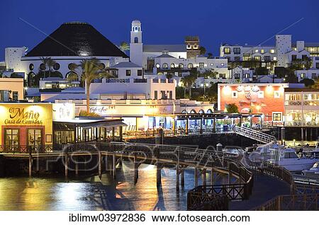 Newly Remodeled Waterfront At The Blue Hour Night Shot