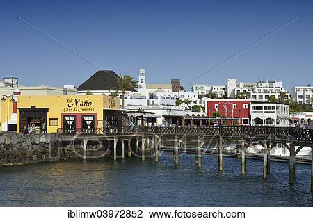 "Newly remodeled waterfront, restaurants, Marina Rubicon, Playa Blanca, Lanzarote, Canary Islands, Spain, Europe" View Large Photo Image Stock Image - "Newly remodeled waterfront, restaurants, Marina Rubicon, Playa Blanca, Lanzarote, Canary Islands, Spain, Europe". Fotosearch