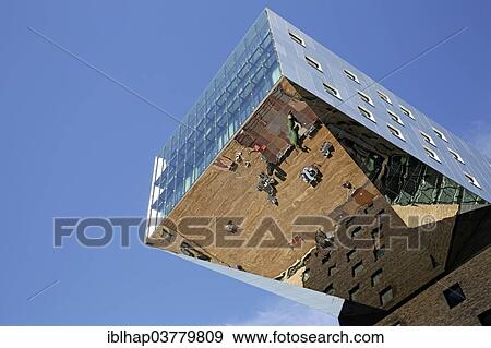 Stock Photo - "Nhow, music and lifestyle hotel with exctravagant design, Spreespeicher, Berlin-Friedrichshain, Berlin, Germany, Europe". Fotosearch