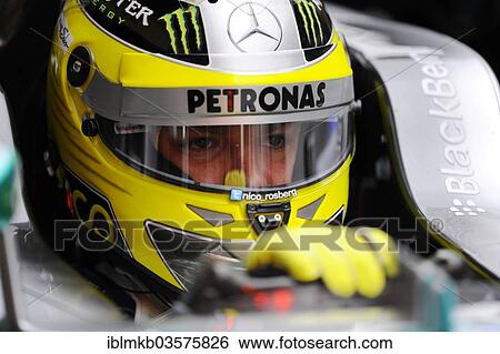 "Nico Rosberg, GER, Mercedes, sitting in the cockpit of his car wearing a helmet during the Friday practice for the Spanish Grand Prix, Formula 1 race at the Circuit de Catalunya, Montmelo, Catalonia, Spain, Europe" View Large Photo Image Stock Photograph - "Nico Rosberg, GER, Mercedes, sitting in the cockpit of his car wearing a helmet during the Friday practice for the Spanish Grand Prix, Formula 1 race at the Circuit de Catalunya, Montmelo, Catalonia, Spain, Europe". Fotosearch