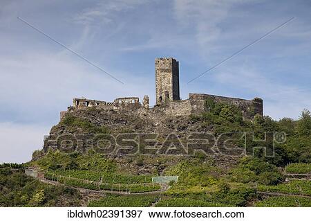 "Niederburg castle in the Kobern district of Kobern-Gondorf, Moselle region, Rhineland-Palatinate, Germany, Europe, PublicGround, Europe" View Large Photo Image Stock Photo - "Niederburg castle in the Kobern district of Kobern-Gondorf, Moselle region, Rhineland-Palatinate, Germany, Europe, PublicGround, Europe". Fotosearch