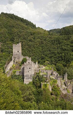 "Niederburg castle, one of the two castles in Manderscheid, Eifel, Rhineland-Palatinate, Germany, Europe, PublicGround, Europe" View Large Photo Image Stock Photograph - "Niederburg castle, one of the two castles in Manderscheid, Eifel, Rhineland-Palatinate, Germany, Europe, PublicGround, Europe". Fotosearch