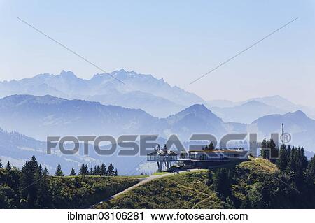 "Niedere cable car station, at back the Alpstein massif in the Appenzell Alps, Switzerland, Berg Niedere, Andelsbuch, Bregenzerwald, Bregenzer Wald, Vorarlberg, Austria, Europe" View Large Photo Image Stock Image - "Niedere cable car station, at back the Alpstein massif in the Appenzell Alps, Switzerland, Berg Niedere, Andelsbuch, Bregenzerwald, Bregenzer Wald, Vorarlberg, Austria, Europe". Fotosearch