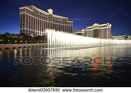"Night scene, fountain display, luxury hotels and casinos, Bellagio, Caesar's Palace, The Mirage, Las Vegas, Nevada, United States, North America" View Large Photo Image Stock Image - "Night scene, fountain display, luxury hotels and casinos, Bellagio, Caesar's Palace, The Mirage, Las Vegas, Nevada, United States, North America". Fotosearch