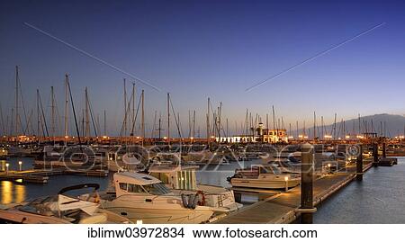 "Night Scene, Marina Rubicon, Playa Blanca, Lanzarote, Canary Islands, Spain, Europe" View Large Photo Image Picture - "Night Scene, Marina Rubicon, Playa Blanca, Lanzarote, Canary Islands, Spain, Europe". Fotosearch