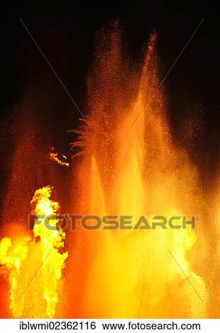 "Night scene, show, artificial volcanic eruption in front of The Mirage, luxury hotel and casino, Las Vegas, Nevada, United States of America, USA, PublicGround" View Large Photo Image Stock Photograph - "Night scene, show, artificial volcanic eruption in front of The Mirage, luxury hotel and casino, Las Vegas, Nevada, United States of America, USA, PublicGround". Fotosearch