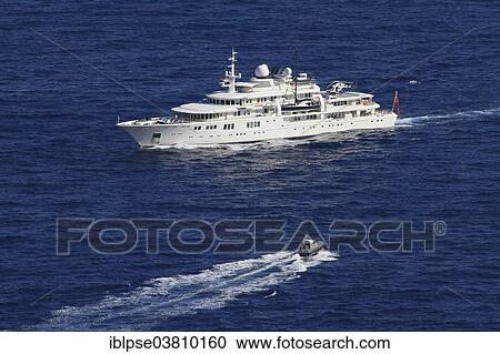 "Nobiskrug motor yacht Tatoosh with pilot boat on the Cote d'Azur, France, Mediterranean Sea, Europe" View Large Photo Image Stock Image - "Nobiskrug motor yacht Tatoosh with pilot boat on the Cote d'Azur, France, Mediterranean Sea, Europe". Fotosearch