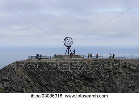 "North Cape platform with a globe, Nordkapp, Norway, Europe" View Large Photo Image Stock Photo - "North Cape platform with a globe, Nordkapp, Norway, Europe". Fotosearch