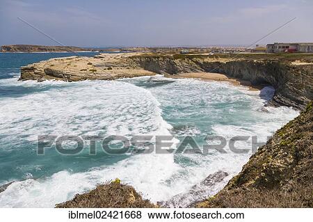 North Coast, Peniche, Leiria District, Pinhal Litoral, Portugal, Europe View Large Photo Image Stock Photo - North Coast, Peniche, Leiria District, Pinhal Litoral, Portugal, Europe. Fotosearch
