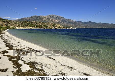 Stock Image - "North shore of Bafa Lake Nature Park, Heracleia by Latmus, Kapikiri, Mugla Province, Turkey, Asia". Fotosearch