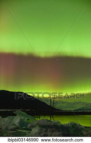 "Northern lights, Aurora Borealis, College Fijord, Prince Willam Sound, Anchorage, Alaska, United States, North America" View Large Photo Image Stock Image - "Northern lights, Aurora Borealis, College Fijord, Prince Willam Sound, Anchorage, Alaska, United States, North America". Fotosearch