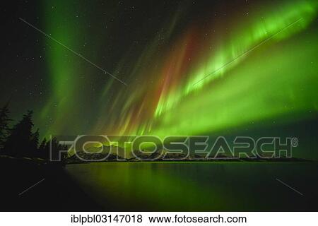 "Northern lights, Aurora Borealis, College Fjord, Prince William Sound, Anchorage, Alaska, United States, North America" View Large Photo Image Stock Photo - "Northern lights, Aurora Borealis, College Fjord, Prince William Sound, Anchorage, Alaska, United States, North America". Fotosearch
